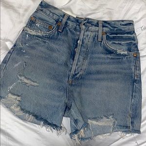 AGOLDE Dee Riccochet Shorts Sz 25